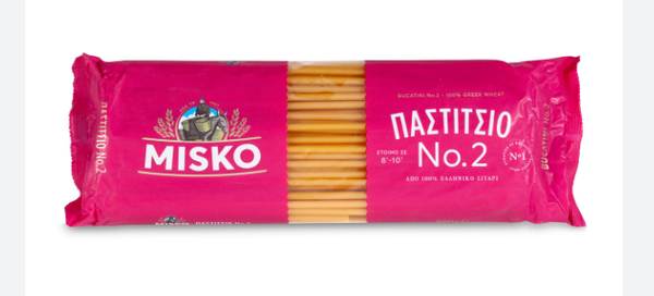 Macaroni Pastitsio no. 2 (misko) 500g – Parthenon Foods