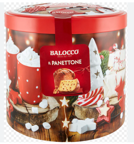 Panettone in TIN (Balocco) 750g (26.4 oz) - Parthenon Foods