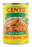 Minestrone Soup (Cento) 15 oz - Parthenon Foods