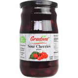 Pitted Sour Cherries in Light Syrup (Gradina) 24oz - Parthenon Foods