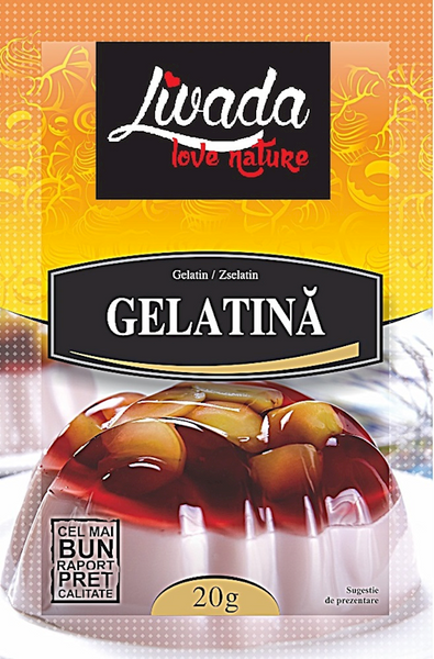 Gelatina, Food Gelatin (Livada) 20g Parthenon Foods