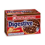 Digestive with Milk Chocolate (Papadopoulos) 200g