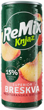 Knjaz Milos ReMix Peach Soft Drink, .33L Can - Parthenon Foods