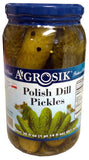 Polish Dill Pickles (Agrosik) 30oz - Parthenon Foods