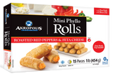 Akropolis Red Pepper and Feta Cheese Rolls 1 lb (454g) - Parthenon Foods