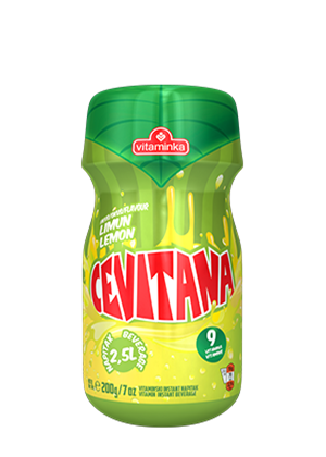 Cevitana-Instant Lemon Beverage with 9 vitamins 200g - Parthenon Foods