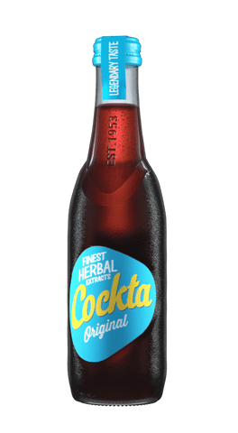 Cockta Soft Drink-Glass Bottle, 0.275 L (9.29 fl.oz.) - Parthenon Foods