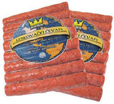 Minced Meat Sticks Hot - Leskovacki Cevapi, approx. 2.2 lb Plastic - Parthenon Foods