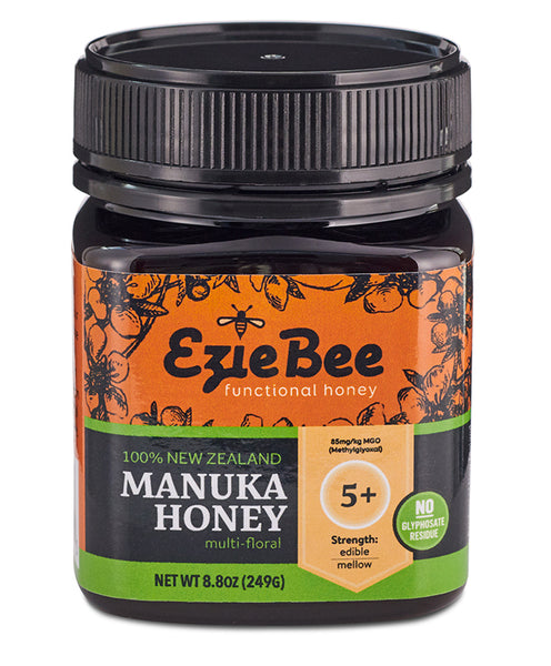 Manuka Honey, Multi-Floral, 5+ (Ezie Bee) 8.8 oz – Parthenon Foods
