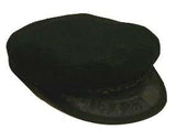 Greek Fisherman Hat, Black Wool, Size: 7.75 - Parthenon Foods
