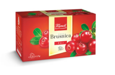 Cranberry Tea, Brusnica (Franck) 55g - Parthenon Foods
