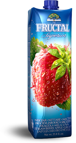 Strawberry, Apple, Grape Nectar (fructal) 1L - Parthenon Foods