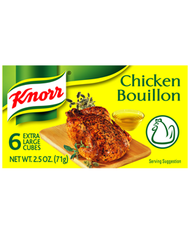 Knorr Chicken Flavored Bouillon, 2.5oz - Parthenon Foods