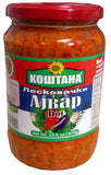 Kostana Leskovacki Ajvar HOT, 23.6 oz (670g) 58131 OLD VILLAGE - Parthenon Foods