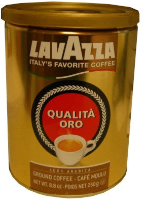 Ground Coffee 100 percent Arabica Qualita Oro (Lavazza) 250g – Parthenon  Foods