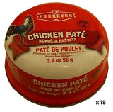 Chicken Pate (Podravka) CASE (48 x 95g) - Parthenon Foods
