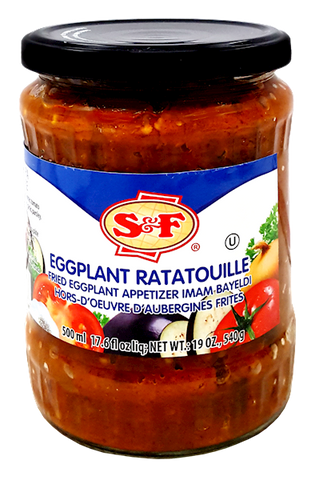 Eggplant Ratatouille Imam Bayeldi (S&F) 19 oz - Parthenon Foods