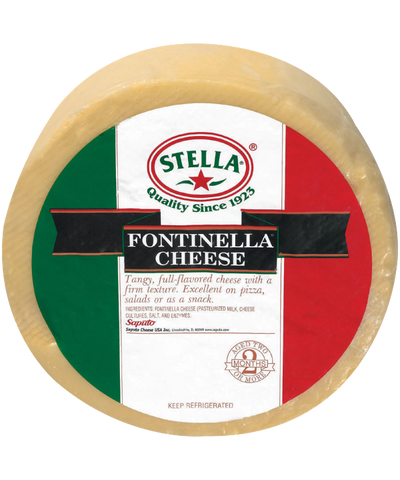 Fontinella Cheese (Stella) Wheel, approx. 8-12 lbs - Parthenon Foods