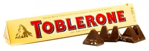 Toblerone Milk Chocolate, 100g (3.52 oz.) - Parthenon Foods