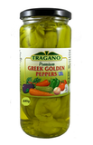 Greek Golden Peppers, Pepperoncini (Tragano) 440g - Parthenon Foods