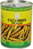 Cucumber Pickles, Small, Size 10-12 (Tut's) 19 oz - Parthenon Foods