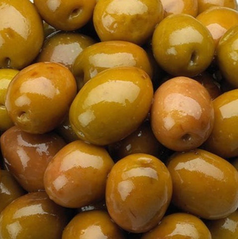 Greek Amfissa Blond Olives (Moschos) 2 kg (4.4 lb) - Parthenon Foods