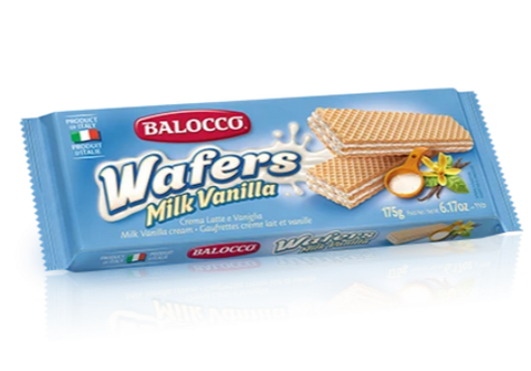 Milk Vanilla Wafers (Balocco) 175g - Parthenon Foods