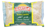 Whole Green Lentils, Large (Baraka) 32oz - Parthenon Foods