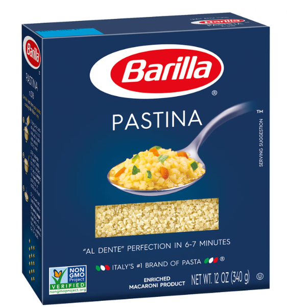 Pasta (340g) oz 12 Foods Pastina – Parthenon (Barilla)
