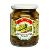 Hungarian Style Pickles, (Bende) 24oz - Parthenon Foods