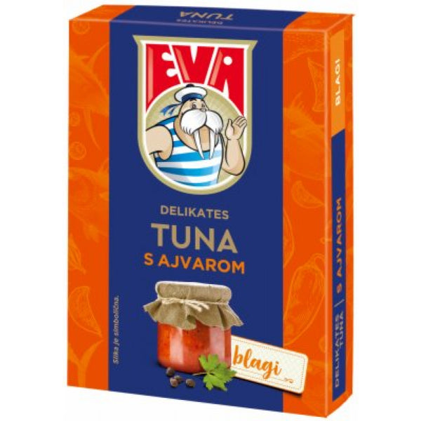 Eva Tuna with Mild Ajvar, 4 oz (115g) Parthenon Foods