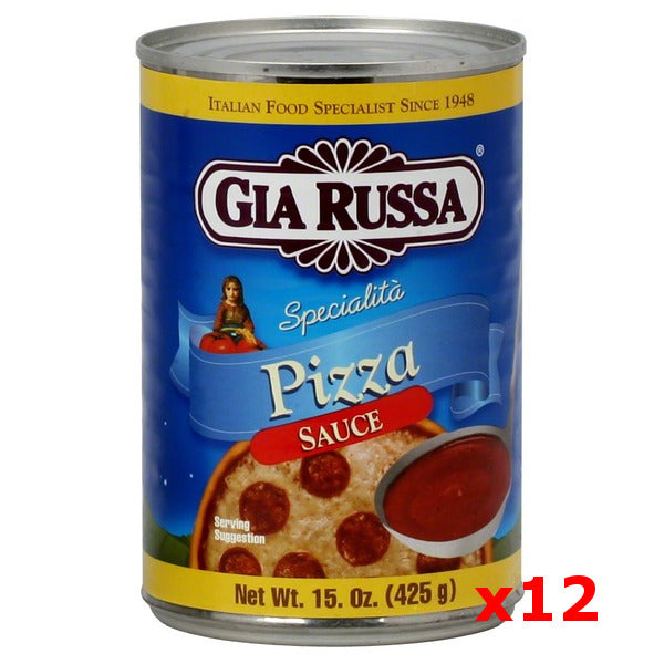 Pizza Sauce (Gia Russa) (CASE) 12 x 15 oz – Parthenon Foods
