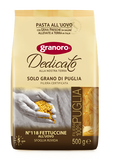 Fettuccini all'Uovo Dedicato n.118 (Granoro) 500g - Parthenon Foods