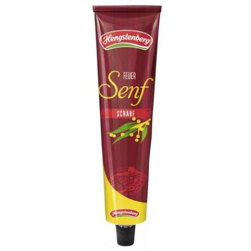 Hengstenberg Scharfer Senf HOT Mustard, 100 ml tube Parthenon Foods