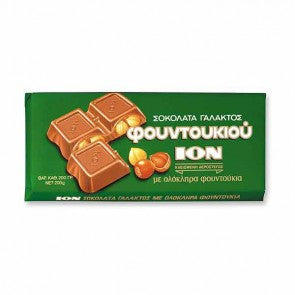 Milk Chocolate with Hazelnuts (ION)  200g - Parthenon Foods