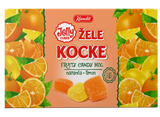 Jelly Candy Cubes, Zele Kocke (Kandit) 320g - Parthenon Foods