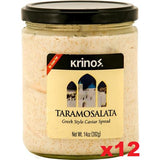 Taramosalata (krinos), CASE 12x14oz - Greek Style Caviar Spread - Parthenon Foods