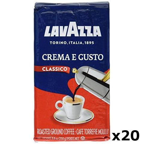 Espresso Crema and Gusto (Lavazza) Ground CASE (20 x 8.8 oz) – Parthenon  Foods