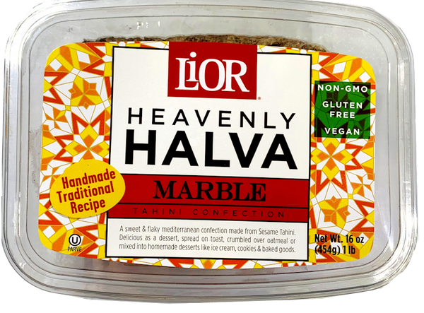 Vanilla & Chocolate Flavored Sesame Halva (ACHVA) 1lb Or LIOR