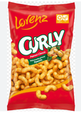 Curly Peanut Flavored Puffed Corn (Lorenz) 4.2 oz - Parthenon Foods