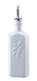 Porcelain Oil Bottle, Square with Spout (HIC) 16 oz - Parthenon Foods