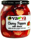 Cherry Peppers Stuffed with Cheese (Vava) 510g - Parthenon Foods