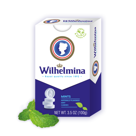 Wilhelmina Mints, 3.5 oz (100g) - Parthenon Foods