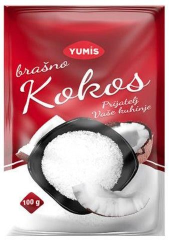 Coconut Flour, Kokos Brasno (Yumis) 100g - Parthenon Foods