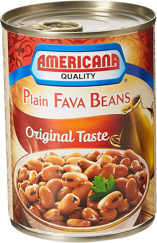Fava Beans, Foul Mudammas (Americana) 15.9 oz Can - Parthenon Foods