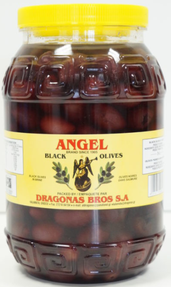 カノBlack Greek 2本 Paratjalina 2本 Greek Black Olives (Angel) 2 kg (4.4 lb) – Parthenon Foods