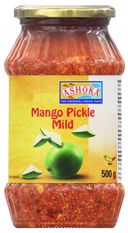 Mango Pickle, Mild (Ashoka) 500g