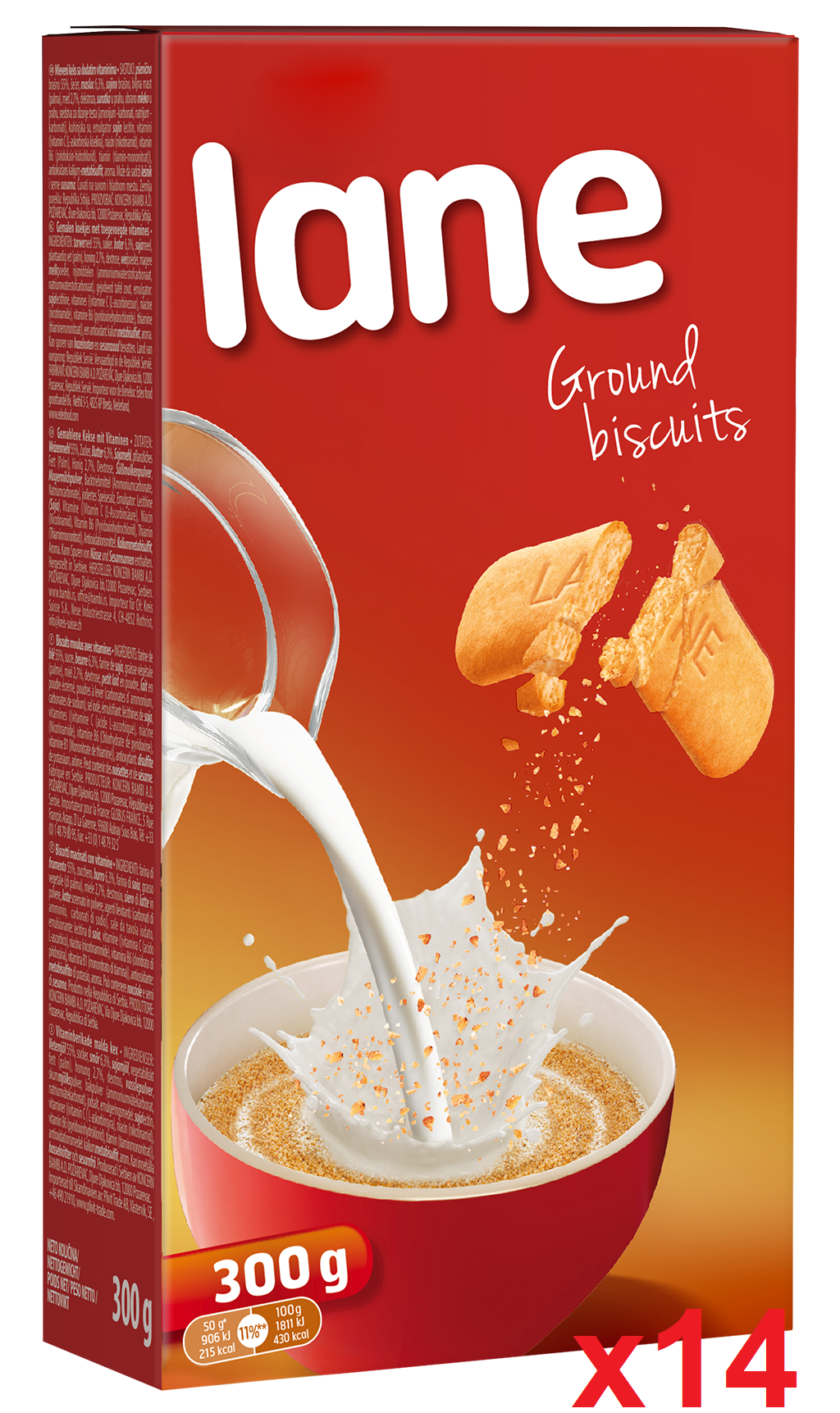 Plazma Keks Biscuits, GROUND, CASE, (14x300g) – Parthenon Foods