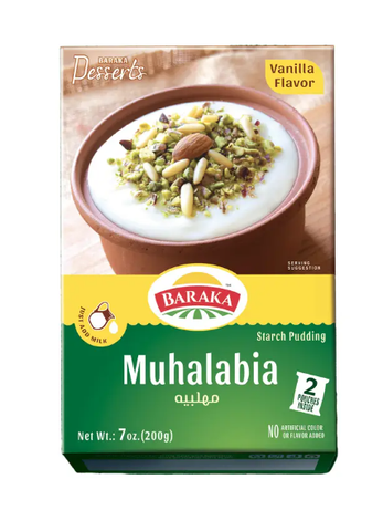 Muhalabia Vanilla Pudding (Baraka) 7 oz (200g) - Parthenon Foods