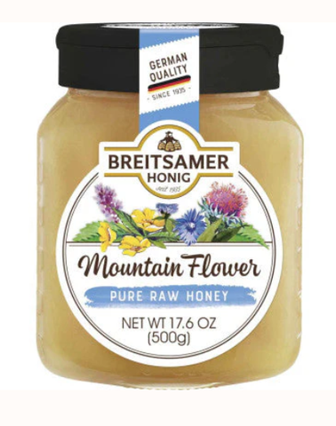 Mountain Flower Honey, Creamy (Breitsamer) 500g - Parthenon Foods
